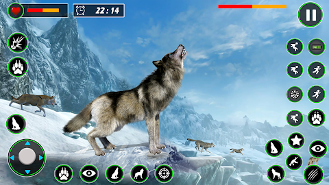Wolf Games: Wolf Simulator 3Dのおすすめ画像1