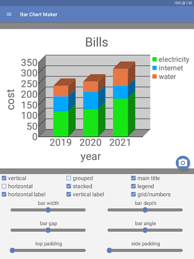 Screenshot of Bar Chart Maker Pro