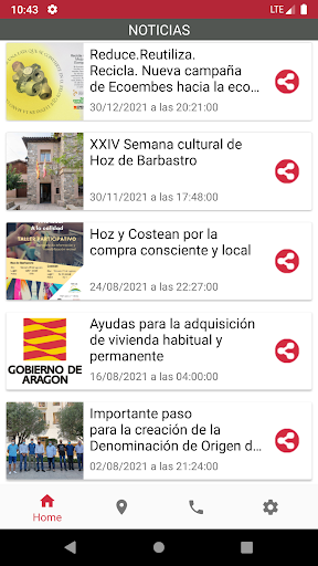 Ayuntamiento de Hoz y Costean Screen 2