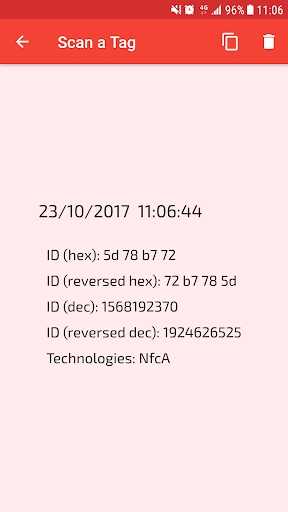 NFC Reader Pro Screen 3