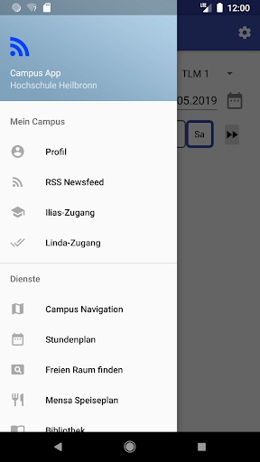 HHN CampusApp Screen 2