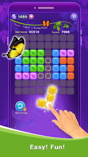 Block Puzzle Cute Butterfly Screen 3