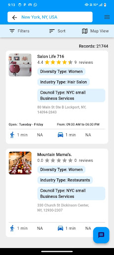 Diverse Yellow Pages