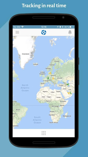 Android application TeraTrack screenshort