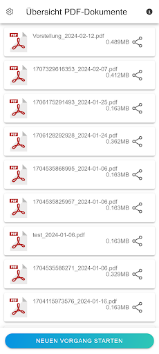 Android application PicNote2PDF screenshort
