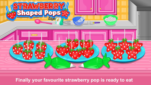 Strawberry Shaped Pops - Cooking Games MOD APK (Premium/Unlocked) screenshots 1