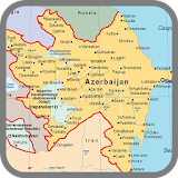 Azerbaijan Map icon
