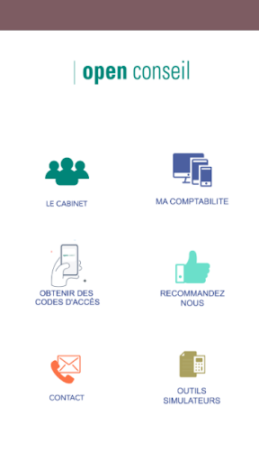 Android application Open Conseil screenshort