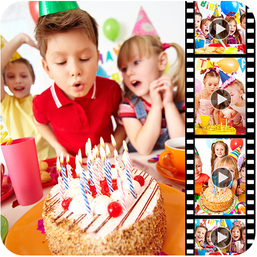 Birthday Song Video Maker  Icon