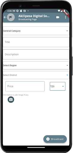Akilipesa Smart Connection Screen 2