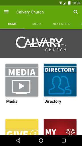 Android application Calvary Church screenshort