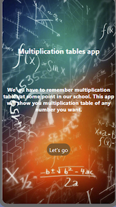 Multiplication Tables- Dagmawe