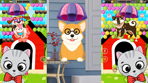 Dogs vs Cats Pets Bubble Pop Screen 3