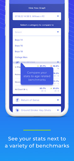 Screenshot of RacketStats Tennis