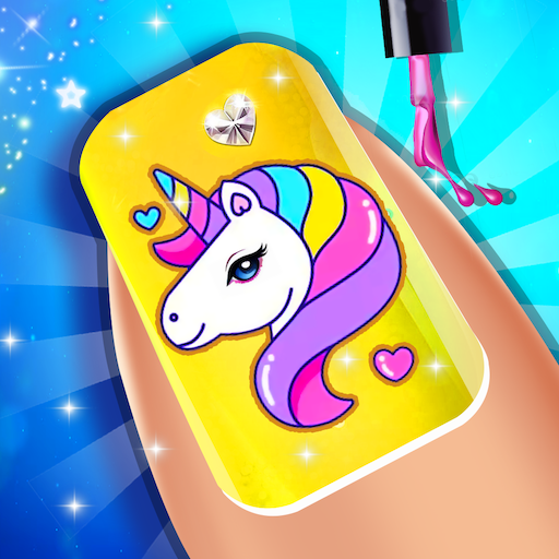 Nail Salon - nail polish games Logo