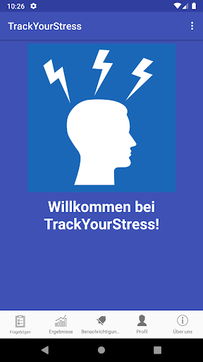 Android application TrackYourStress screenshort