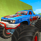 crazy monster speedy truck racing game icon