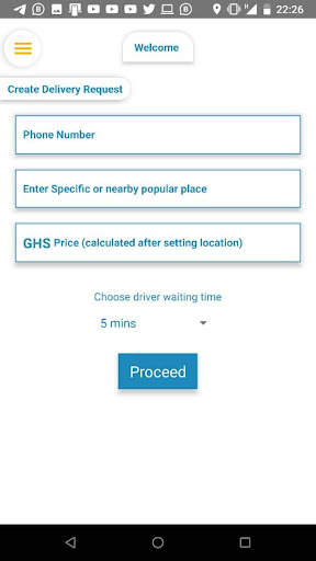 SolarTaxi Driver Screen 3
