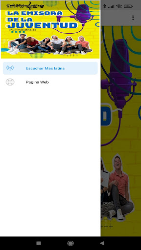 Android application Mas Latina Radio screenshort