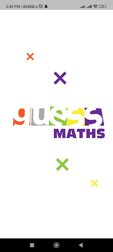Android application Guess Maths screenshort