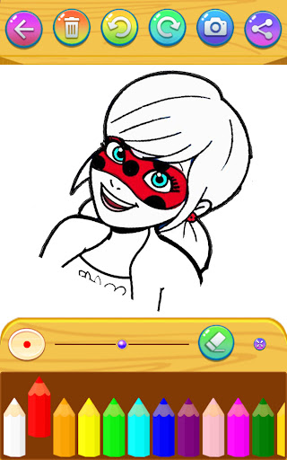 Ladybug Coloring Drawing Book