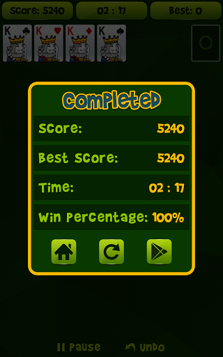 Solitaire Screen 3