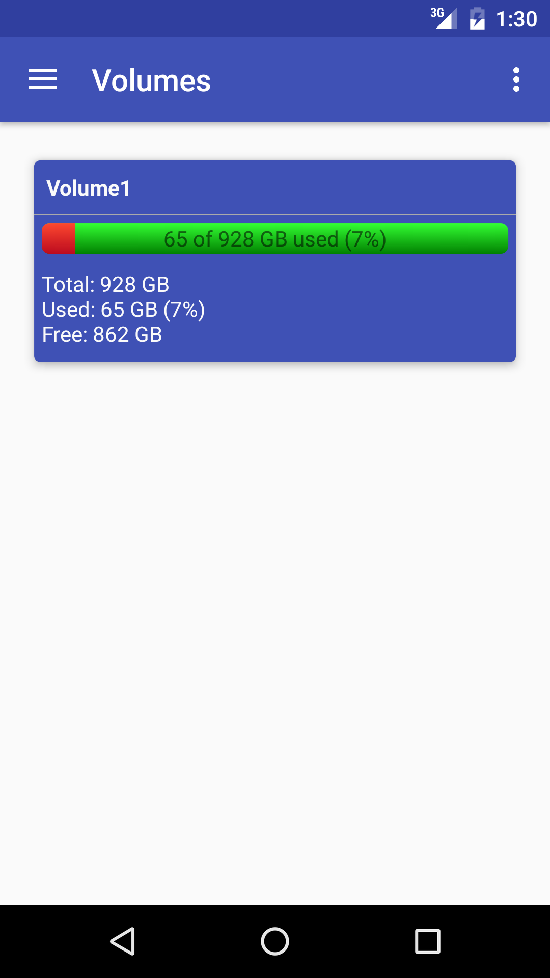 Android application FreeNAS Manager screenshort