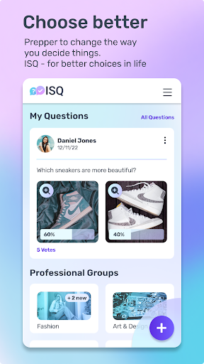 Android application ISQ screenshort