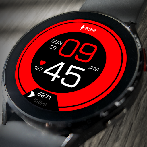Android application Key081 Classic Watch Face screenshort