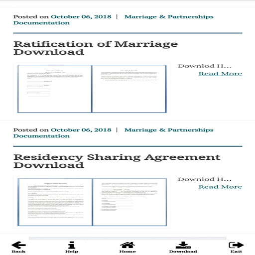 Marriage Document Templates 5