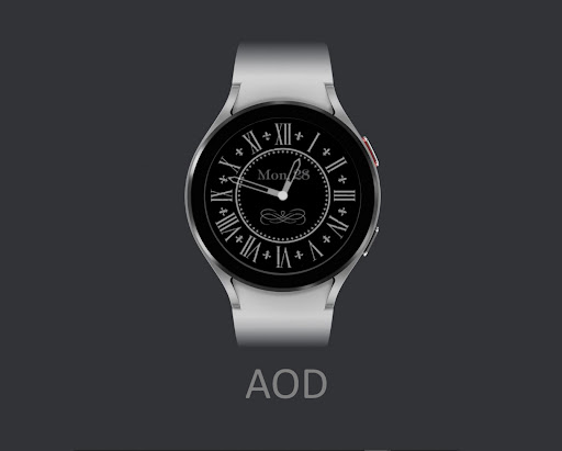 simple retro watchface