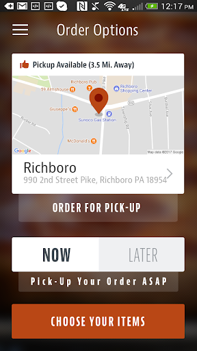 Giuseppes Pizza To Go Screen 2