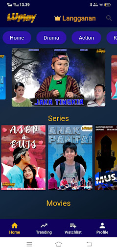 Android application luplay screenshort