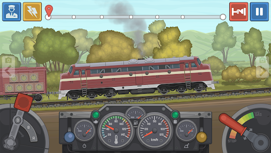 Train Simulator -2D Railroad Game v