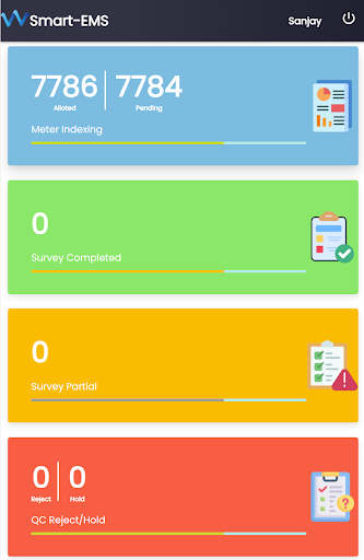 Android application SmartEMS screenshort