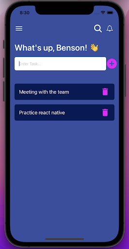 Android application Daily Todos screenshort