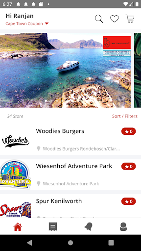 Cape Town Coupon Screen 3