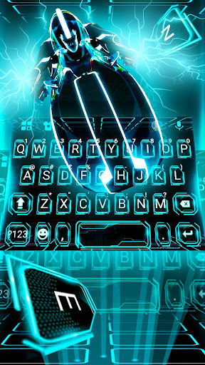 Future Tech Keyboard Theme Screen 2