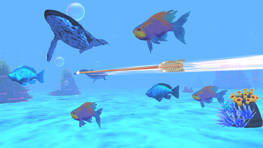 Android application Fish hunter game underwater screenshort