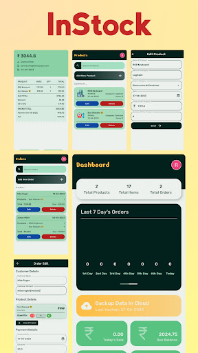 Android application InStock -The Inventory Manager screenshort