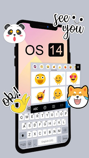 Pastel OS 14 Style Keyboard Ba Screen 3