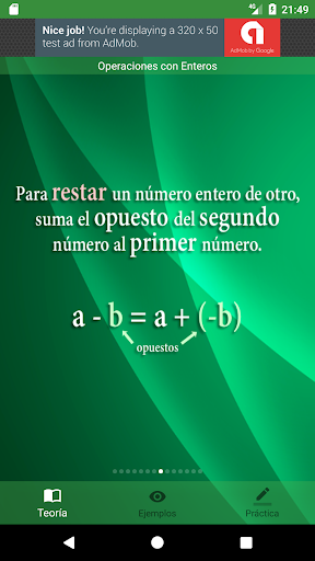 Operaciones con Enteros Screen 2