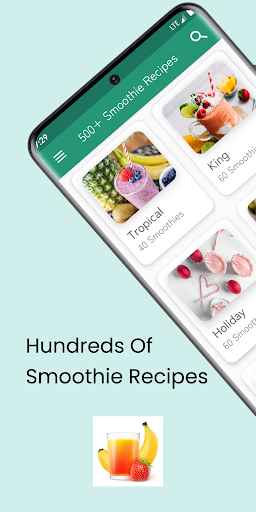 Android application 500+ Healthy Smoothie Recipes screenshort