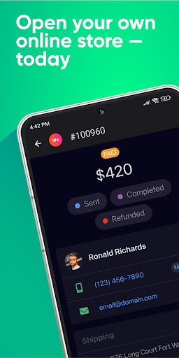 Android application Webasyst Shop-Script screenshort