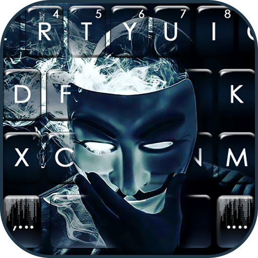 Anonymous Smoke Keyboard Theme logo