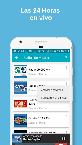 Radios de Mexico Screen 2