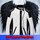 Man jacket designer icon