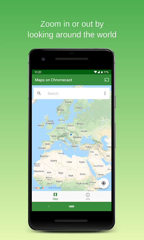 Chromecastの地図| TVテレビ用のマップアプリのおすすめ画像4