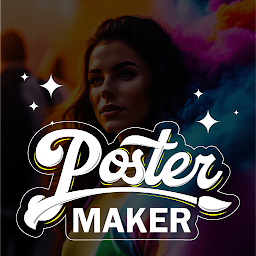 Icon image Poster Maker logo flyer design