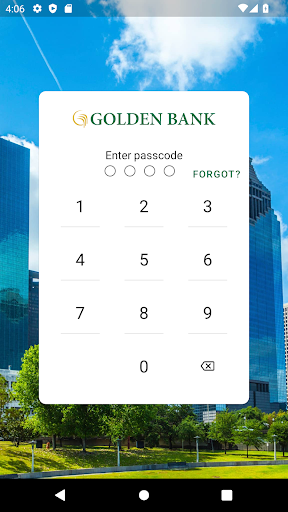 Android application Golden Bank screenshort